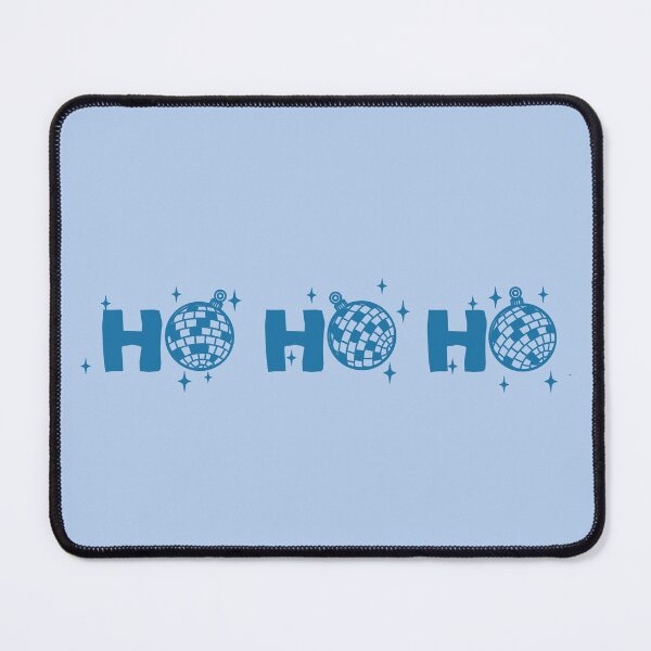 Item preview, Christmas Ho Ho Ho Disco Ornaments Blue  designed and sold by baranskini.