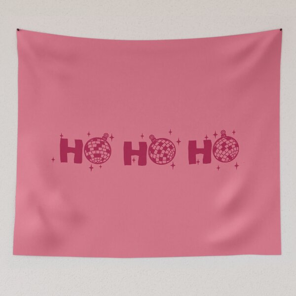 Item preview, Christmas Ho Ho Ho Disco Ornaments Red designed and sold by baranskini.