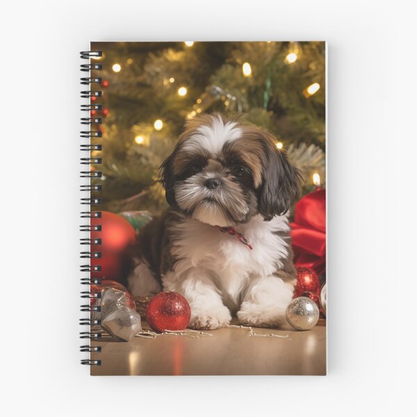Item preview, Shih Tzu Puppy at Christmas designed and sold by Samuelsboro.
