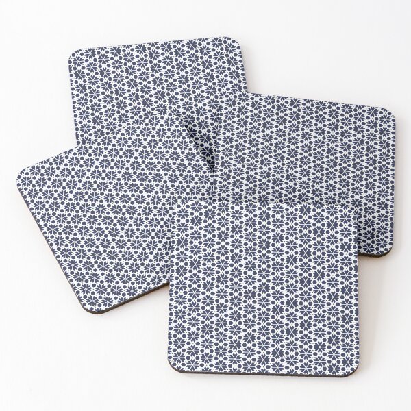 Item preview, Contemporary Harmony - Navy Blue Geometric Art designed and sold by Looming Lines.