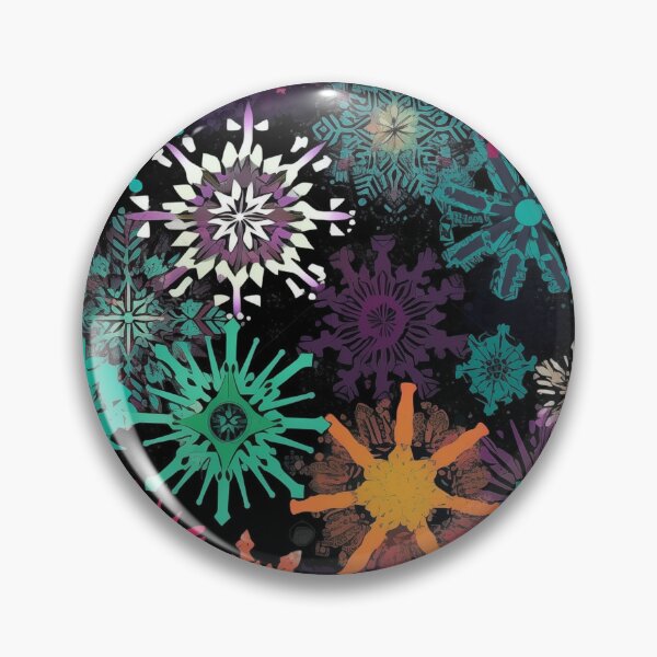 Item preview, CHRISTMAS  |  Psychedelic Snowflakes designed and sold by RedHandedOD.