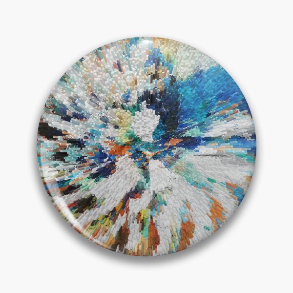 Item preview, Modern Colorful Nautilus Sea Shell Coastal Art designed and sold by Sharon Cummings Art.