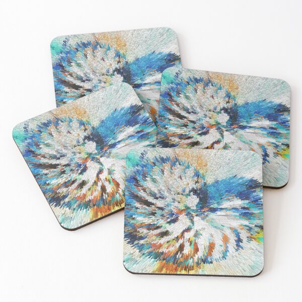 Item preview, Modern Colorful Nautilus Sea Shell Coastal Art designed and sold by Sharon Cummings Art.