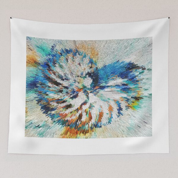 Item preview, Modern Colorful Nautilus Sea Shell Coastal Art designed and sold by Sharon Cummings Art.