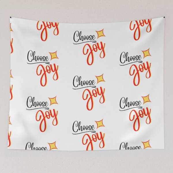 Item preview, Choose Joy Fun Retro Design designed and sold by caFUNated.
