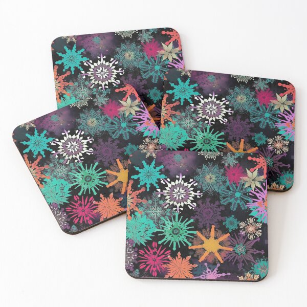Item preview, CHRISTMAS  |  Psychedelic Snowflakes designed and sold by RedHandedOD.
