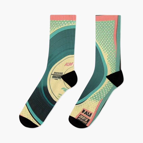 Item preview, Record Store Merch Vinyl Record Teal designed and sold by musicgeniusart.