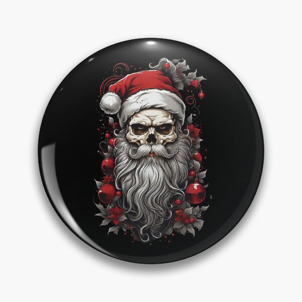 Item preview, Creepy Santa Clauses Skull designed and sold by MindSmith.