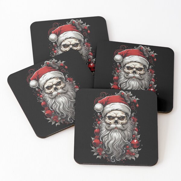 Item preview, Creepy Santa Clauses Skull designed and sold by MindSmith.