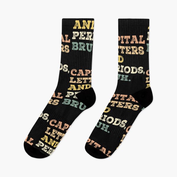 Item preview, Capital Letters And Periods Bruh designed and sold by AdelDa19.