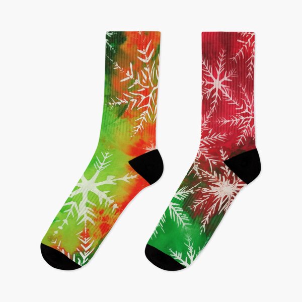 Item preview, CHRISTMAS  |  Tie Dye Snowflakes designed and sold by RedHandedOD.