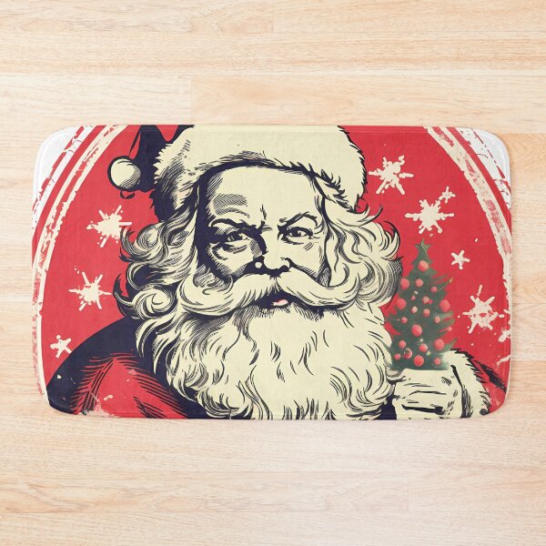 Item preview, Retro Vintage Santa Claus Oval designed and sold by Rickie Pauley.