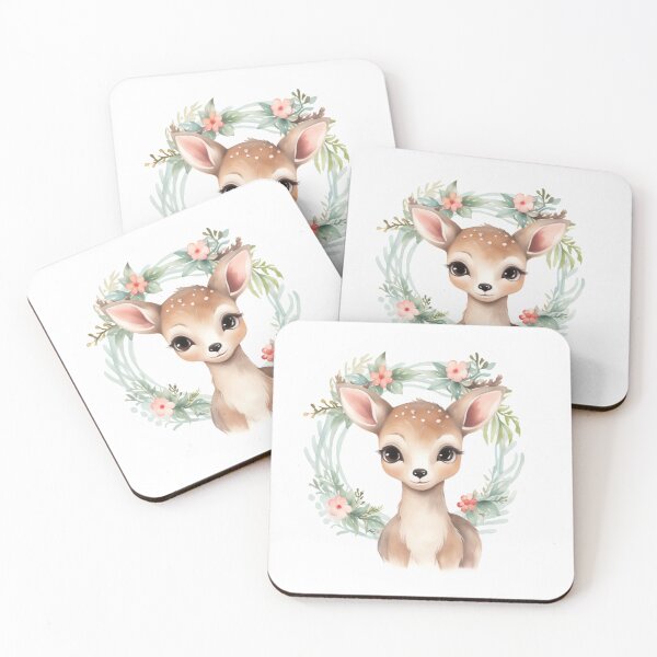 Artikelvorschau, Watercolor reindeer entworfen und verkauft von MendaciousMina.