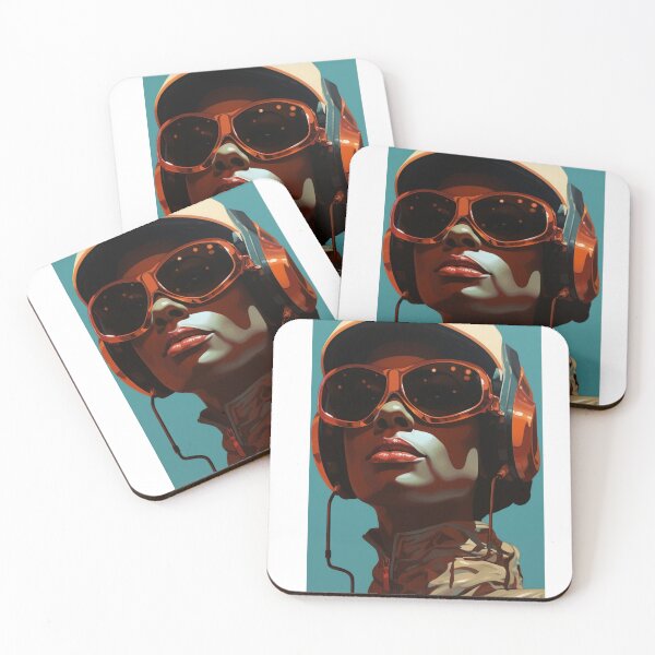 Item preview, CyberChic - Orange Rimmed Sunglasses & Headphones designed and sold by Joy Womble.