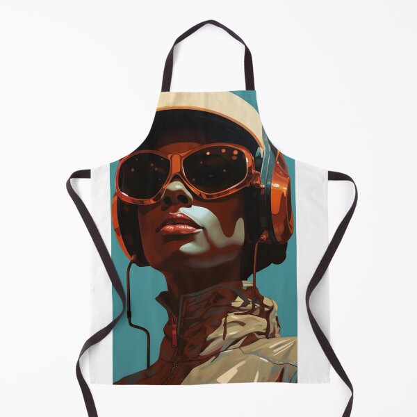 Item preview, CyberChic - Orange Rimmed Sunglasses & Headphones designed and sold by Joy Womble.