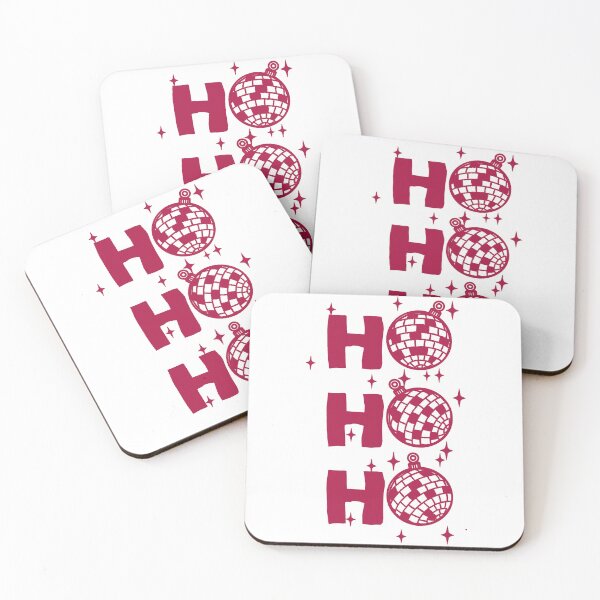 Item preview, Christmas Ho Ho Ho Disco Ornaments Red designed and sold by baranskini.