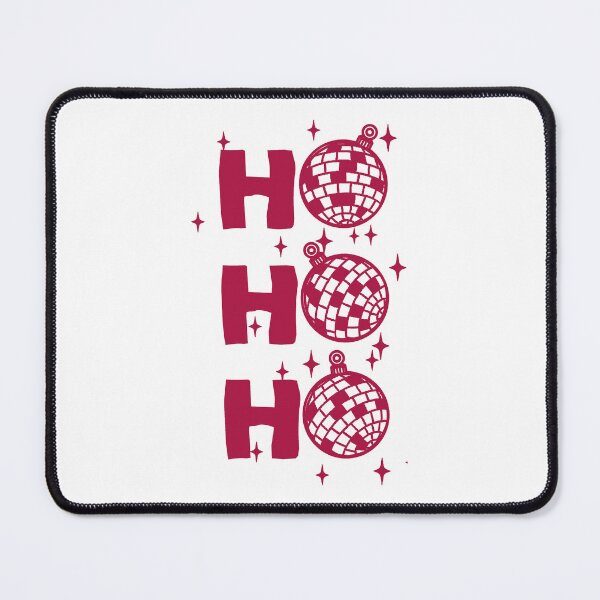 Item preview, Christmas Ho Ho Ho Disco Ornaments Red designed and sold by baranskini.