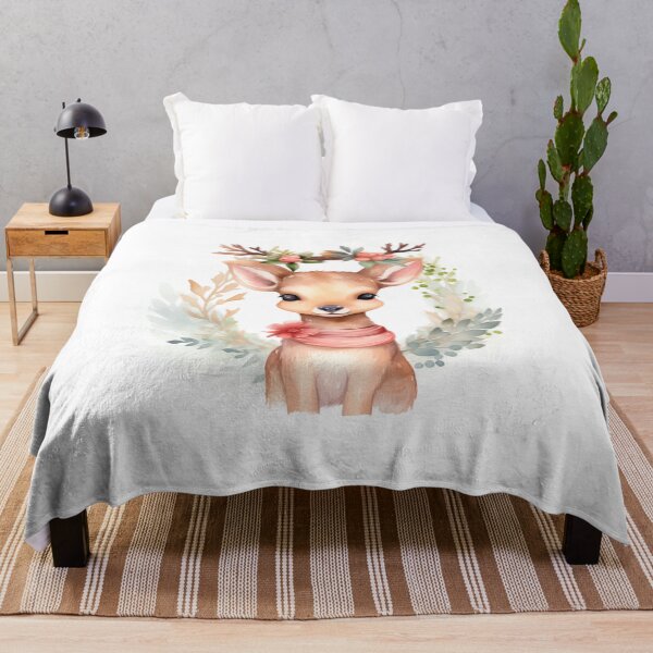 Artikelvorschau, Watercolor reindeer entworfen und verkauft von MendaciousMina.
