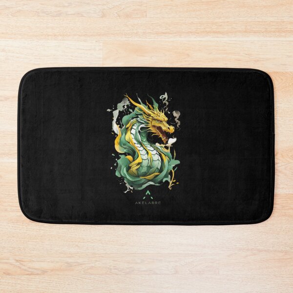 Item preview, Green and yellow tribal dragon, Akelarre designed and sold by AkelarreDesigns.