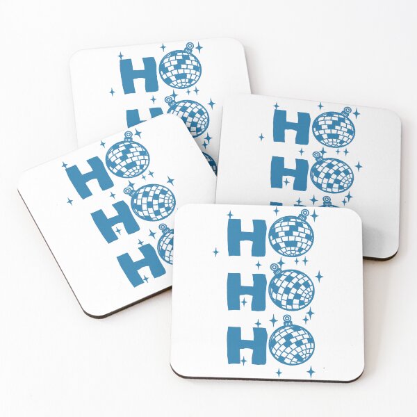 Item preview, Christmas Ho Ho Ho Disco Ornaments Blue designed and sold by baranskini.