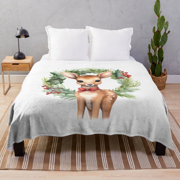 Artikelvorschau, Watercolor reindeer entworfen und verkauft von MendaciousMina.