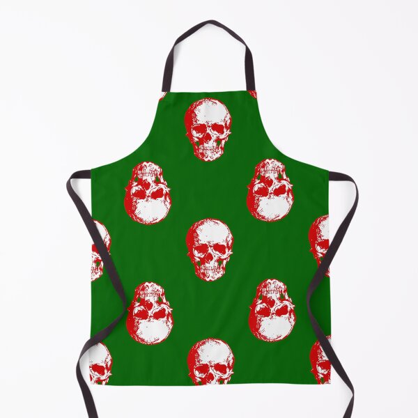 Item preview, gothmas ugly christmas skull goth skeleton green designed and sold by Gossip Rag.