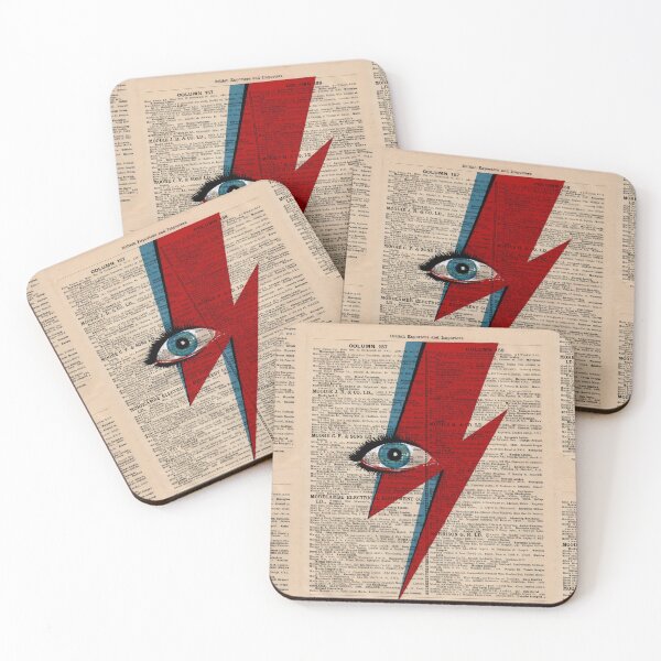 Item preview, David Bowie Eyes lightning Ziggy Stardust Bowie's Lightning designed and sold by lapetiteart.