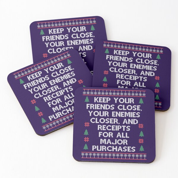 Item preview, Keep your friends close Christmas Movie Quote Funny  designed and sold by Sunnyhova.