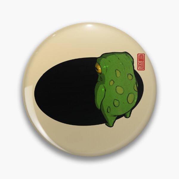 Item preview, gaze into the abyss frog designed and sold by DingHuArt.