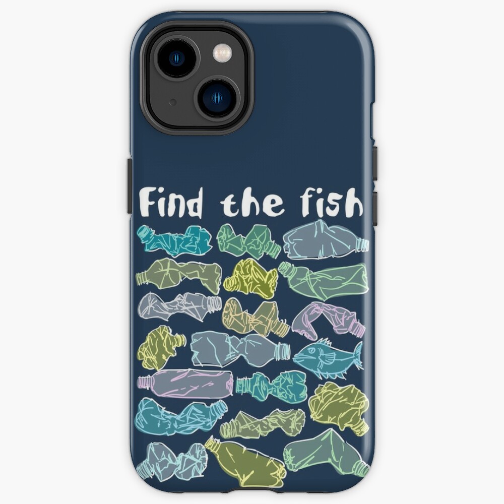 Find the fish and save the ocean from plastic pollution iPhone Case for  Sale by Chilli-Design