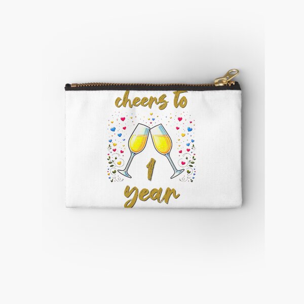 Item preview, Cheers to 1 year Anniversary Celebrating designed and sold by 4TeeToo.