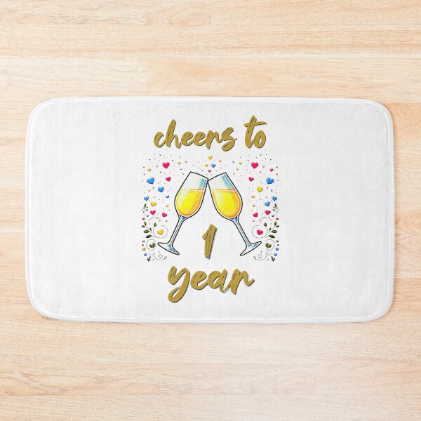 Item preview, Cheers to 1 year Anniversary Celebrating designed and sold by 4TeeToo.