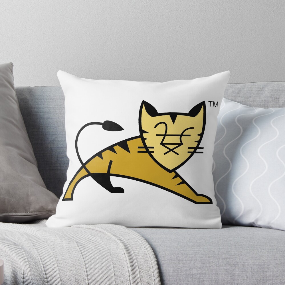 Apache Tomcat Throw Pillow