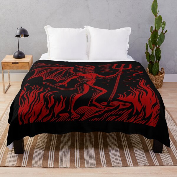 Item preview, Lino Cut Devil designed and sold by Texterns.