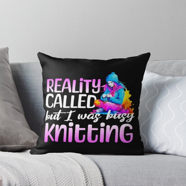 Item preview, Reality called but I was busy knitting designed and sold by EvergreenWhimsy.