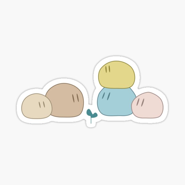Vista previa del artículo con la obra «Familia Dango», diseñado y vendido por Racheya.