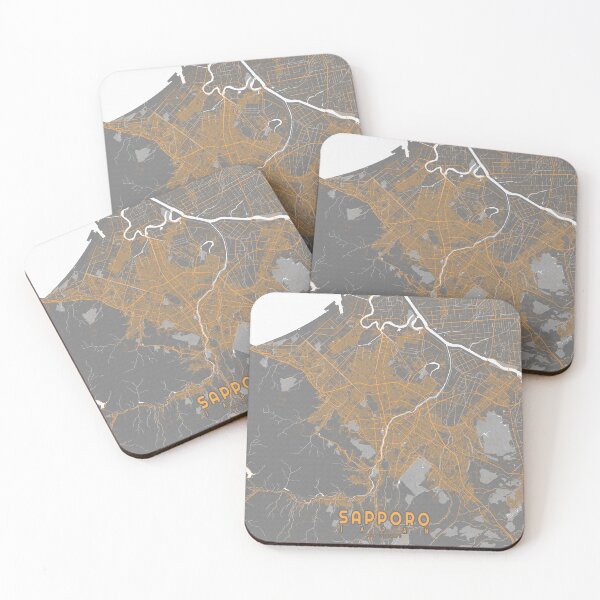 Item preview, Sapporo City Map of Hokkaido, Japan - Bauhaus designed and sold by deMAP.