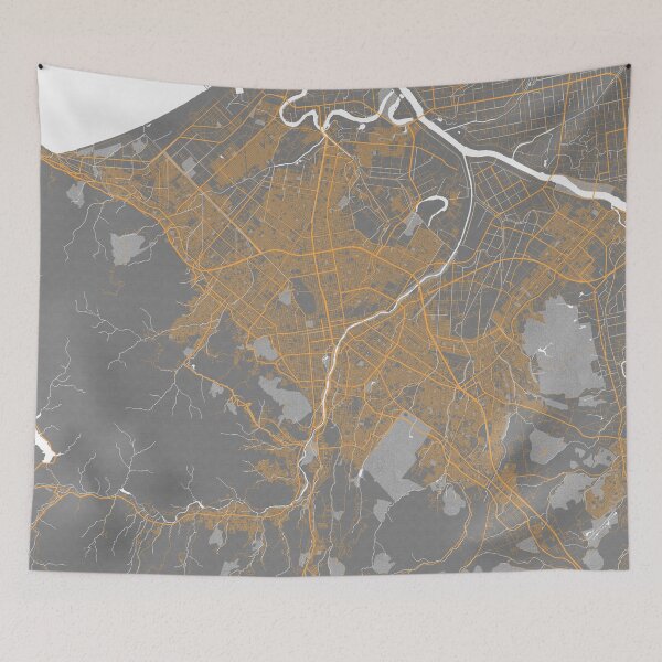 Item preview, Sapporo City Map of Hokkaido, Japan - Bauhaus designed and sold by deMAP.