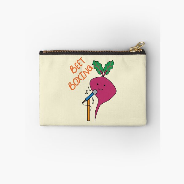 Item preview, Beatboxing cute pun with beet designed and sold by fluffyfamcraft.