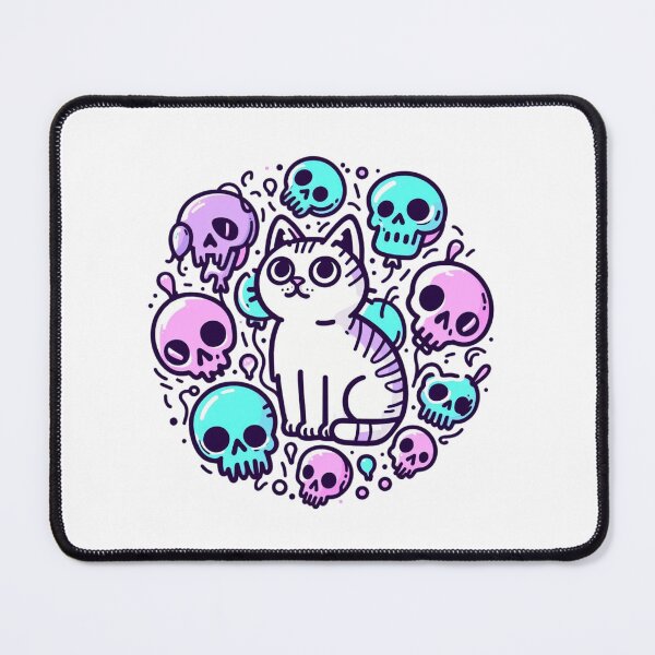 Item preview, Cat Skull Nine Lives Colorful Cat Balloon designed and sold by sharon1210.