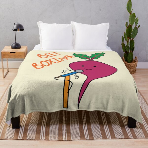 Item preview, Beatboxing cute pun with beet designed and sold by fluffyfamcraft.