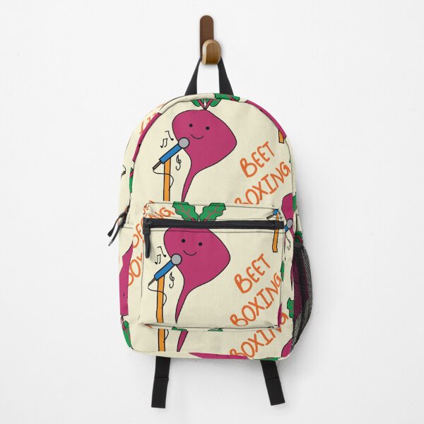 Item preview, Beatboxing cute pun with beet designed and sold by fluffyfamcraft.