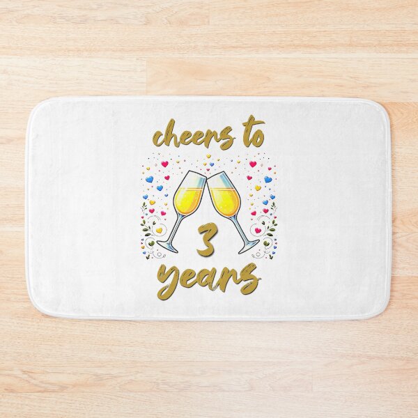 Item preview, Cheers to 3 years Anniversary Celebrating designed and sold by 4TeeToo.