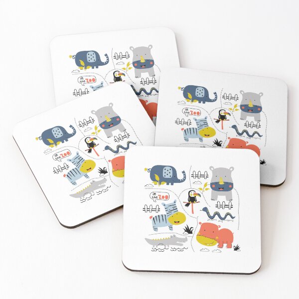 Item preview, cute animal in zoo, cute friend animal in zo, happy animal in zoo designed and sold by GreyStanzione1.