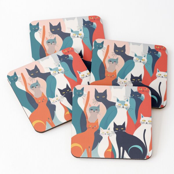 Item preview, Meowsterpieces: Abstract Cats designed and sold by Molly62.