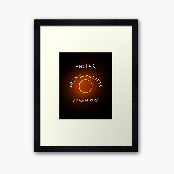 Item preview, Anular Total Eclipse Oct, 14, 2023 designed and sold by Kuetspal-Lin.