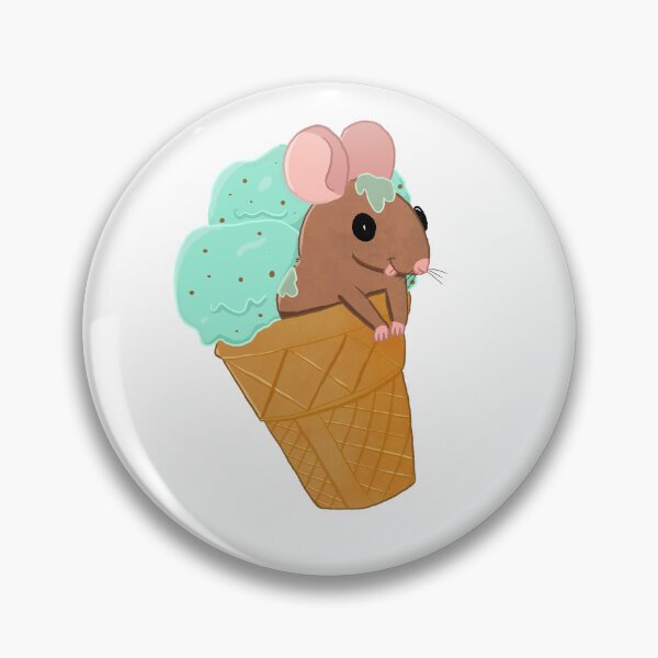 Item preview, Cute Icecream Rat designed and sold by Piper Strange.