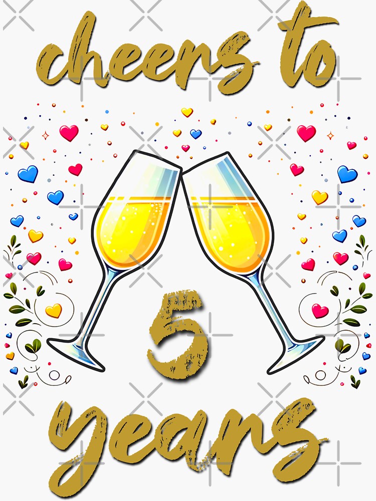 赤西仁　The 5th Year Anniversary Personalised 5th Anniversary Card - Five Years of Loving You