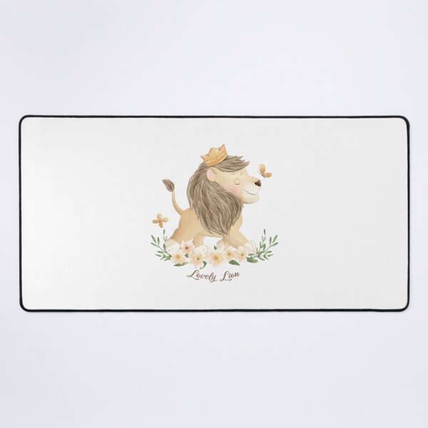 Item preview, lovely lion king, lion king with butterfly, lion king walking with butterfly designed and sold by GreyStanzione1.
