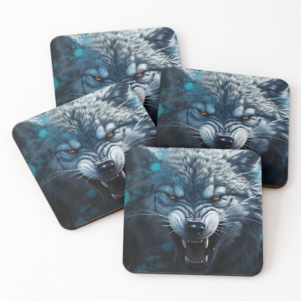 Item preview, Wolf: The Urban Wolf in Mystical Night: Graffiti Technique in High Definition Art designed and sold by Artedig.